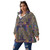 All-Over Print Unisex Borg Fleece Stand-up Collar Coat With Zipper Closure(Plus Size) PB79E