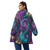 All-Over Print Unisex Borg Fleece Stand-up Collar Coat With Zipper Closure(Plus Size) PB79X