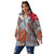 All-Over Print Unisex Borg Fleece Stand-up Collar Coat With Zipper Closure(Plus Size) PB772