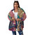 All-Over Print Unisex Borg Fleece Stand-up Collar Coat With Zipper Closure(Plus Size) PB79H