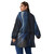 All-Over Print Unisex Borg Fleece Stand-up Collar Coat With Zipper Closure(Plus Size) PB79U