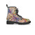 All-Over Print Women's Martin Short Boots With Black Bottom PB7X2