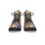 All-Over Print Women's Martin Short Boots With Black Bottom PB7X2
