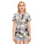 All-Over Print Women's Round Neck T-Shirt | 190GSM Cotton PB93A