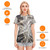 All-Over Print Women's Round Neck T-Shirt | 190GSM Cotton PB93D