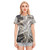 All-Over Print Women's Round Neck T-Shirt | 190GSM Cotton PB93D