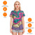 All-Over Print Women's Round Neck T-Shirt | 190GSM Cotton PB93F