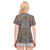 All-Over Print Women's Round Neck T-Shirt | 190GSM Cotton PB94F