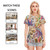 All-Over Print Women's Round Neck T-Shirt | 190GSM Cotton PB94J