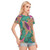 All-Over Print Women's Round Neck T-Shirt | 190GSM Cotton PB93N