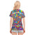 All-Over Print Women's Round Neck T-Shirt | 190GSM Cotton PB93R