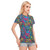 All-Over Print Women's Round Neck T-Shirt | 190GSM Cotton PB93U
