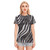All-Over Print Women's Round Neck T-Shirt | 190GSM Cotton PB95M
