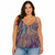 All-Over Print Women's Cami Peplum Top PBE76