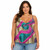 All-Over Print Women's Cami Peplum Top PBE7C