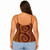 All-Over Print Women's Cami Peplum Top PBE7D