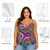 All-Over Print Women's Cami Peplum Top PBE7L