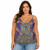 All-Over Print Women's Cami Peplum Top PBE7Z