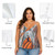 All-Over Print Women's Cami Peplum Top PBE8R