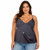 All-Over Print Women's Cami Peplum Top PBE8T