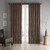 Curtains, 1 Panel, Madison Park Andora Chocolate 50 x 95