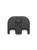 Spartan helmet laser engraved black Cerakote aluminum slide back plate for Glock pistols