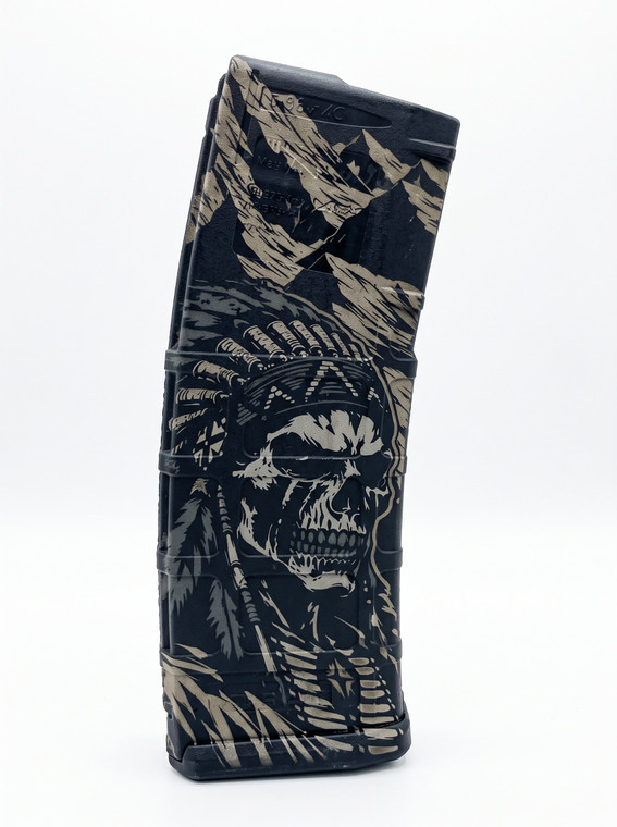 The Last Guardian laser engraved black Magpul PMAG 30 GEN M3 5.56 223 magazine
