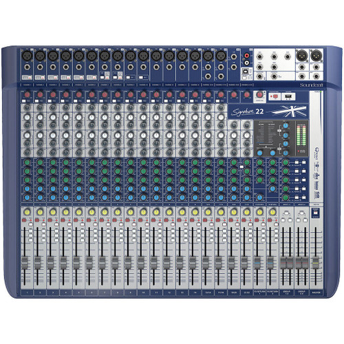 Soundcraft SIGNATURE 22 (US) Compact Analogue Mixer 2-in/2-out USB interface