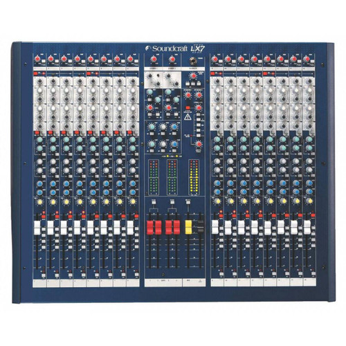 Soundcraft LX7II 16CH 16+4/4/3 Multi Purpose Mixer with 16 Channel Console