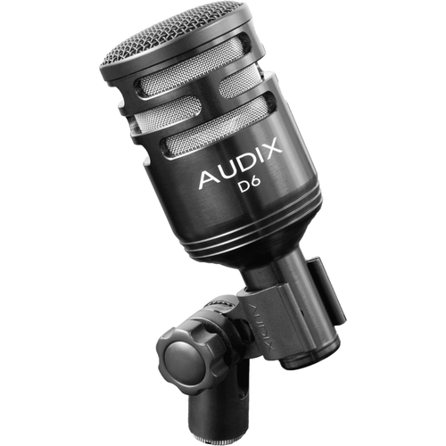 Audix D6 Professional Dynamic Kick Drum Microphone for Stage Studio & Broadcast