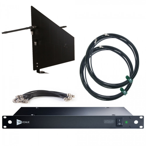 RF Venue DFINBD9 DISTRO9 HDR 9 Channel Diversity Antenna Distribution for Wireless Microphone