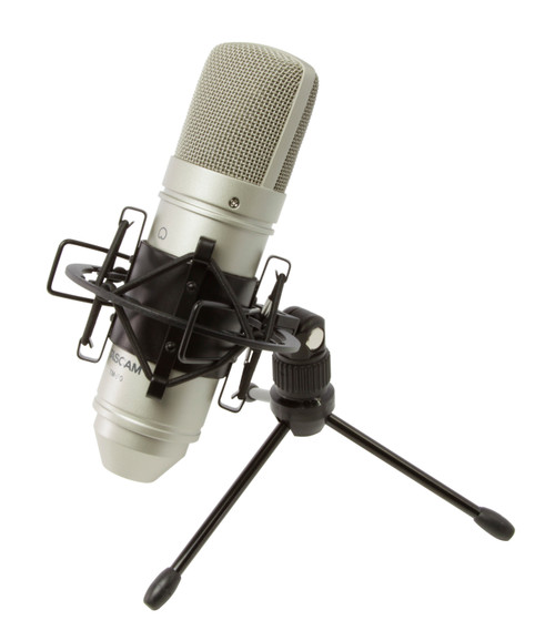 Tascam TM-80 Large Diaphragm Cardioid Condenser Microphone for Vocal and Instrument Recording