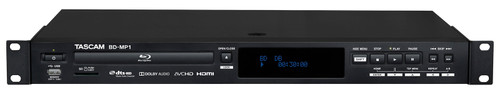 Tascam BD-MP1 Full Featured Multi Format Bluray Player Offering DVD CD SD Card and USB Flash Memory Playback