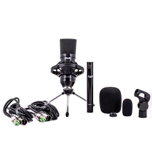 CAD Audio GXL1800SP Studio Pack Side Address Large and Small Condenser Microphone