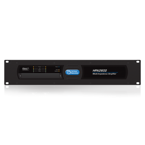 Atlas HPA2602 2 Channel 3200 Watts Commercial Audio Power Amplifier