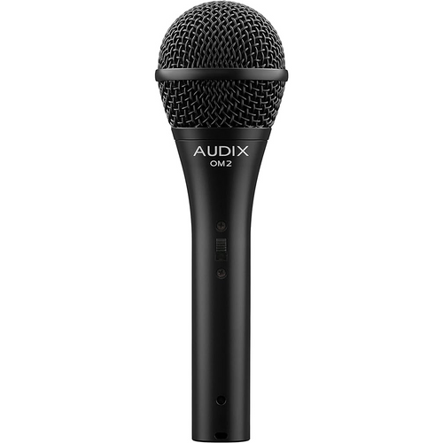 Audix OM2S Dynamic Handheld Vocal Instrument Microphone with On Off Switch