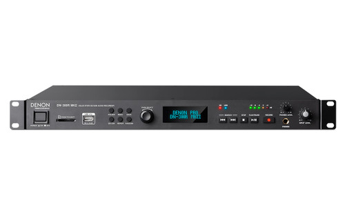 Denon DN-300R MKII Rack Mountable Solid State SD USB Audio Media Recorder