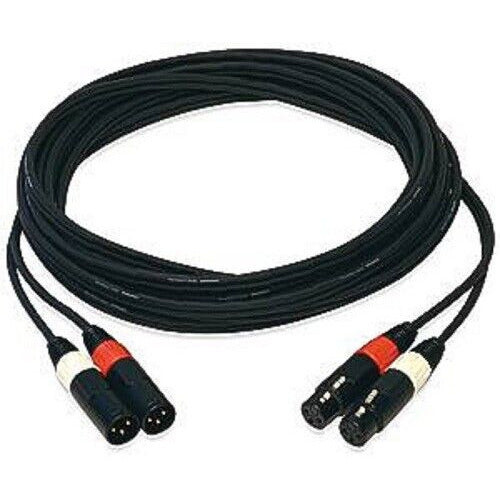 Whirlwind MK4PP15 Stereo 15ft Dual XLR microphone Audio Cable SIamese Pair