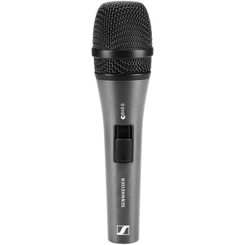 Sennheiser E 845-S Handheld Supercardioid Dynamic Capsule Vocal Microphone