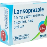 TEVA Lansoprazole 15mg Gastro resistant capsules