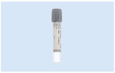 PLASTILAB Vacurate Tube 2 ml 13x75 mm, Sodium Fluoride + K3Edta Grey Cap