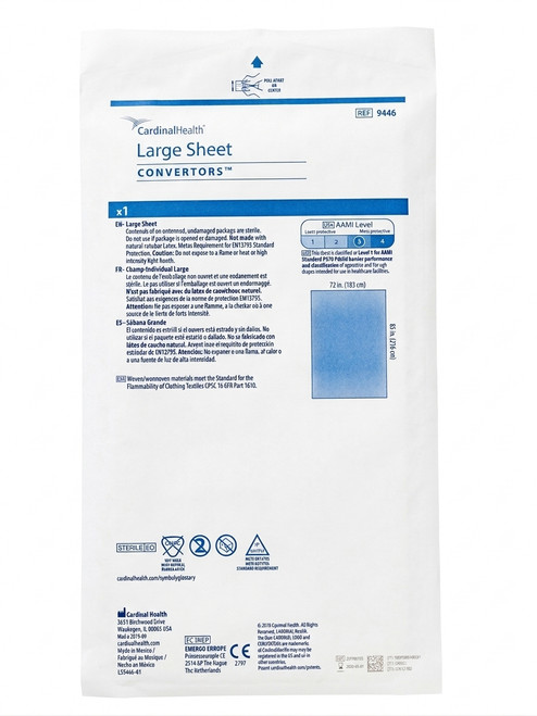 CARDINAL HEALTH Drape Sheet Large 72" x 85"