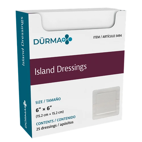 DYNAREX Island Dressing Sterile, 6" x 6"