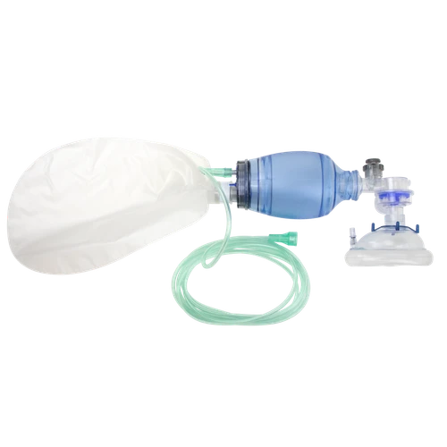 DYNAREX Manual Pulmonary Resuscitator (MPR) Mask Reservoir Bag Ox Pediatric