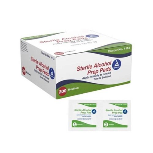 DYNAREX Sterile Alcohol Prep pads Medium