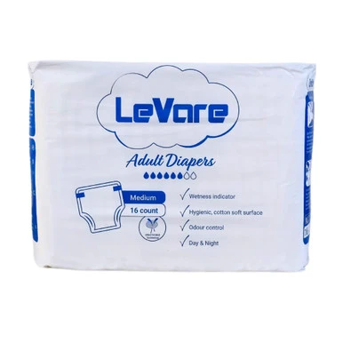 LEVARE Adult Diapers Medium 32"-44" 25's