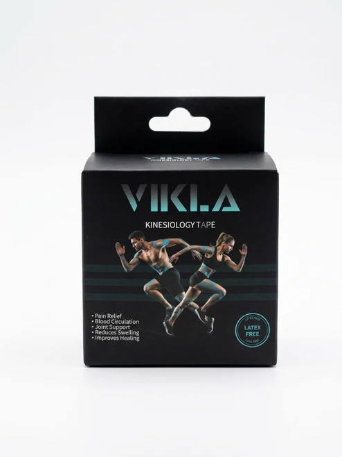 VIKLA Kinesiology Tape, Red 5cm x 5m