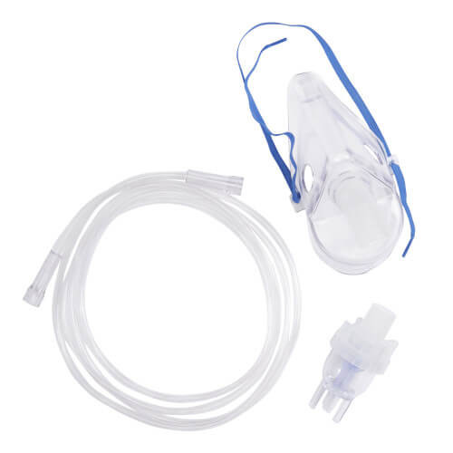 FORSURE Nebulizer With Mask and  7ft Tubing (Pediactric Elongated)