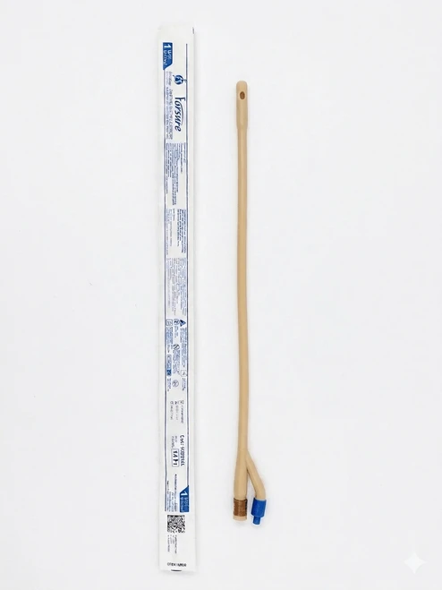 FORSURE Foley Urinary Balloon Catheter Silicone Coated Latex 2-Way 12FR