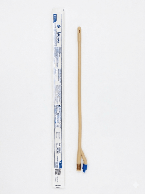 FORSURE Foley Urinary Balloon Catheter Silicone Coated Latex 2-Way 12FR